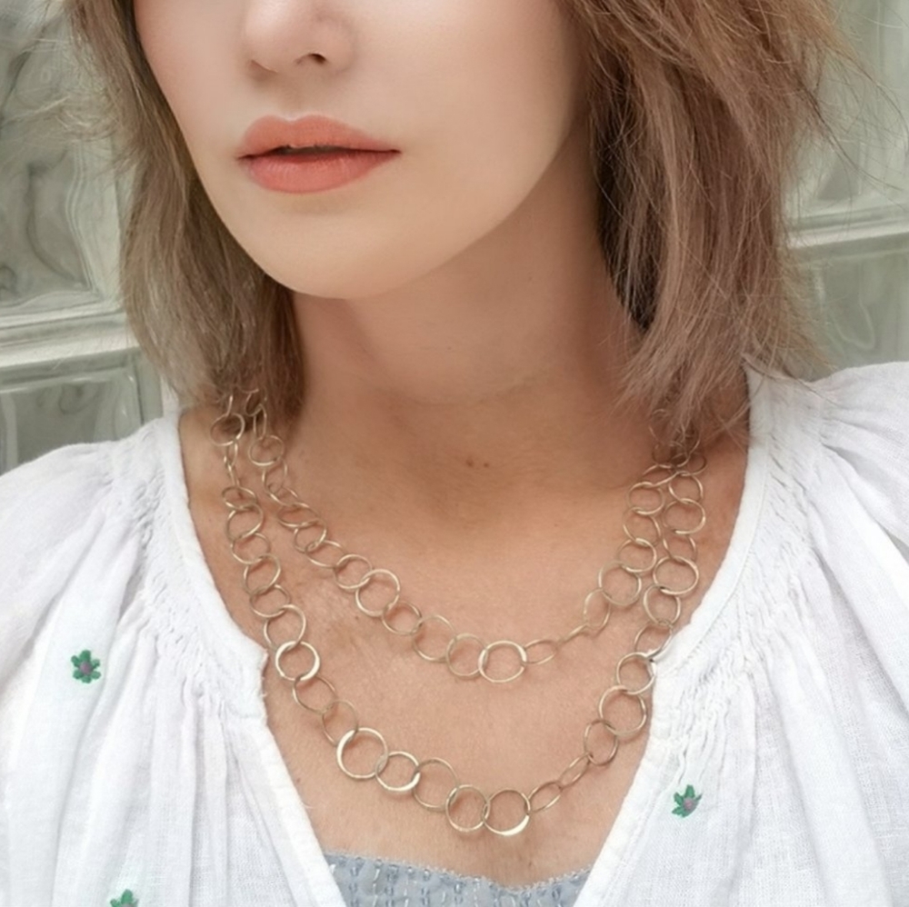 Sterling Silver .925 SS - 2 necklaces plus a  bracelet set